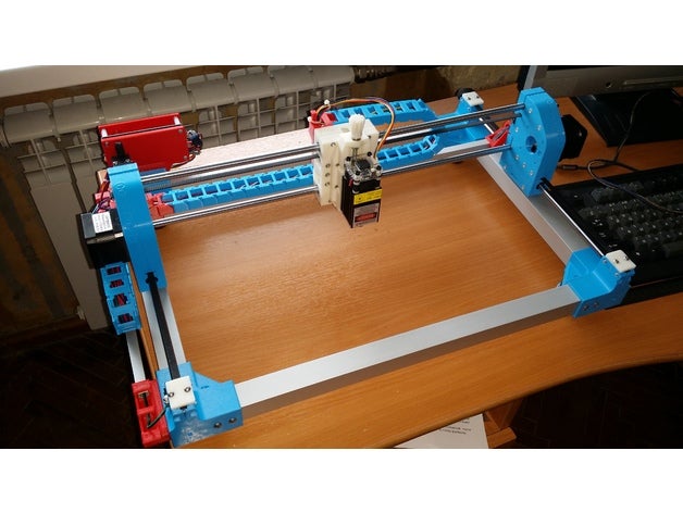 led laser engraver robotics 3D print model - Mito3D
