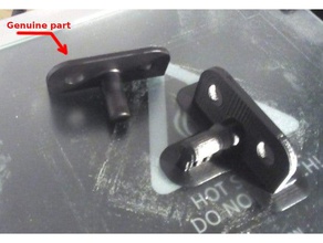 opel corsa d shelf pivot replacement parts 3d print model - Mito3D