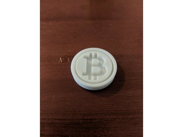 bitcoin pièces et badges bitcoins bitcoin, la monnaie de pièce les rbitcoin 3D print model - Mito3D