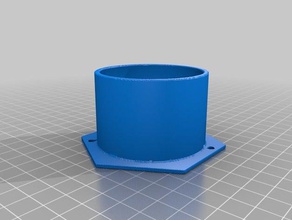 raquetball pie kossel fija hecho de fondo plano Impresora 3d accesorios anycubic 3d print model - Mito3D