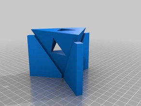 il mio personalizzato sierpinski tetrix1 matematica arte su misura 3d print model - Mito3D