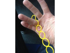 ringmeasure gioielli dito anello di barretta strumento misurazione 3d print model - Mito3D