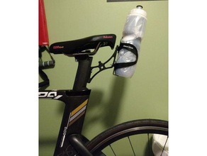 seat post mounts bottle cage kit bike & triathlon 1 2 mt - see other options sport outdoors aero mount ironman iron man time trial water 3d print model - Mito3D