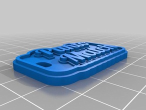 puntomatc piccolo portachiavi i su misura 3d print model - Mito3D
