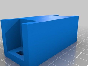 heat bed y axis belt holder 3d printer parts ctc i3 y-axis 3d print model - Mito3D