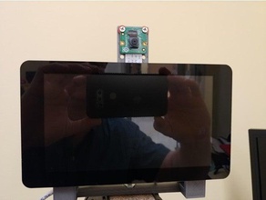 pi photo booth mount kamera genişletilmiş elektronik her şeyi gören fotoğraf kabini raspberry 3d print model - Mito3D