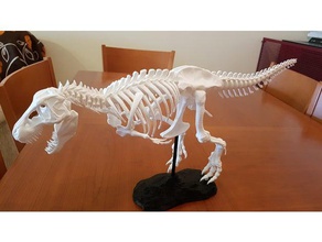 tiranosaurio rex sculture 3d print model - Mito3D
