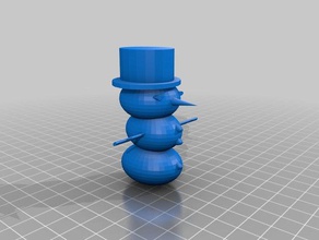 snow men 3d printing 3d print model - Mito3D
