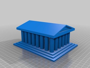 partenon Les imprimantes 3d 3dcrmfsf la construction edificio 3d print model - Mito3D