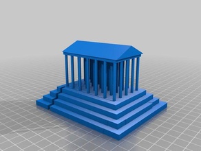 Tempel der artemis v2 Skulpturen 3d print model - Mito3D