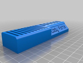 cody forte usb stick sd card holder organization customized 3d print model - Mito3D