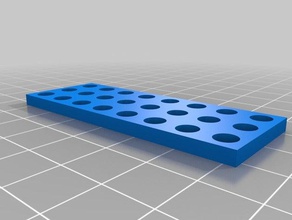makeblock 3x8 plaza de los extremos del panel la robótica personalizado 3d print model - Mito3D