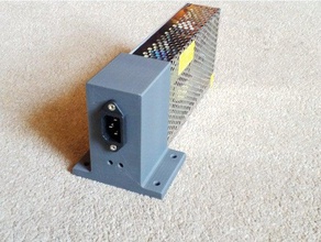 90 W güç kaynağı kapak dikey dipsiz elektronik 3d print model - Mito3D