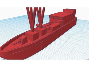 cargo baignoire battlers passe-temps 3d print model - Mito3D
