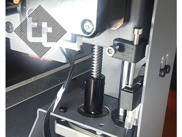 verstellbare z-Endanschlag - cct wanhao di3 plus monoprice maker wählen 3d-Drucker Teile cocoon touch erstellen Ende stoppen mod mods makerselect i3 die z-Achse 3D print model - Mito3D