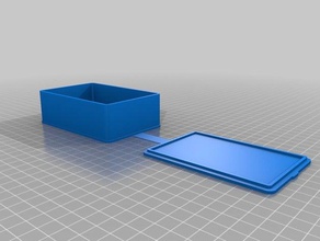 caja63x97x30-2mm recipientes personalizado 3d print model - Mito3D