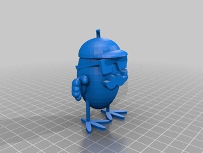 weird dude toys & games cool person 3d print model - Mito3D