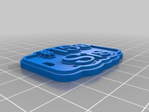 15 sis Anahtarlık özelleştirilmiş 3d print model - Mito3D