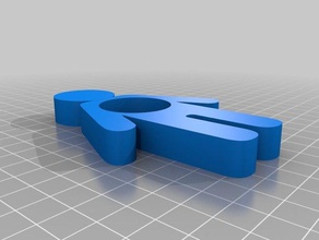 tlatpasot equipo titular de la clave el arte interactivo llavero 3d print model - Mito3D