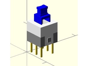 commutateur dip modèle de l'électronique le dip-switch 3d print model - Mito3D