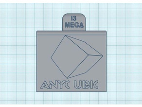 anycubic i3 mega plug tampa frontal painel personalizável Impressora 3d acessórios hotend 3d print model - Mito3D