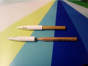 customizable pencil cap tools 3d print model - Mito3D