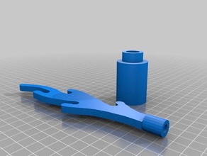 grande lego tiki torch decoração 3d print model - Mito3D