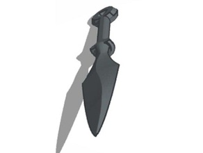 throwing knife hand tools 3d print model - Mito3D