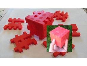 puzzle cool cube Rätsel 3d print model - Mito3D
