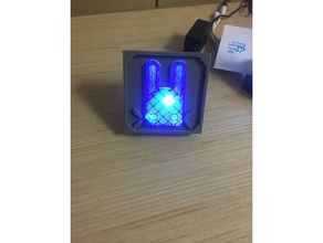 el destino conejo de jade la lámpara del led La impresión en 3d 3d print model - Mito3D