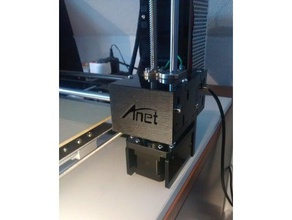 anet a6 cover x axis support 3d printer parts part 3d print model - Mito3D