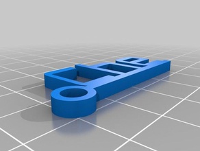 chene 01 Anahtarlık özelleştirilmiş 3d print model - Mito3D