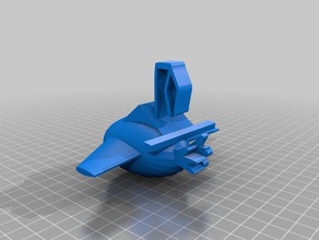 maya s spaceship 3d printing tests 3d print model - Mito3D
