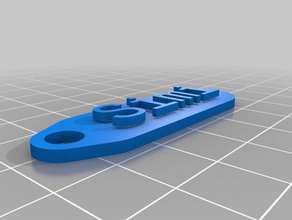 simi clave de la etiqueta organización personalizado 3d print model - Mito3D