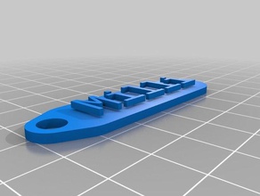 milli porte-clés de l'organisation personnalisé 3d print model - Mito3D