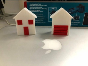 yedek anahtar sahipleri ev ve garaj 3d baskı işleri Anahtarlık anahtarları tutucu mıknatıs manyetik mıknatıslar 3d print model - Mito3D