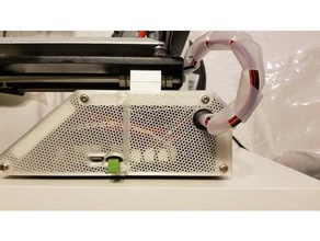 infill side panel + passive cooling bed rewire grommet monoprice select mini mspm 3d printer parts 3d print model - Mito3D