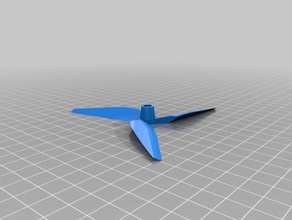 3 blade smooth tip prop r c vehicles 3d print model - Mito3D