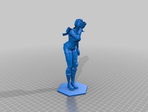 fortnite écarlate défenseur baiser les jeux vidéo 3d print model - Mito3D