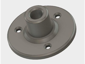 half inch tube braket parts bracket mounting pipe 3d print model - Mito3D