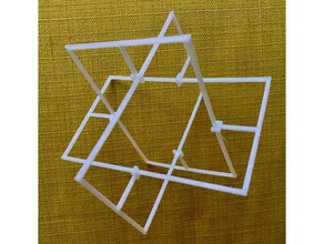 icoframes les mathématiques de l'art ensamble la géométrie nombre d'or l'icosaèdre pièces polyèdres puzzle 3d print model - Mito3D