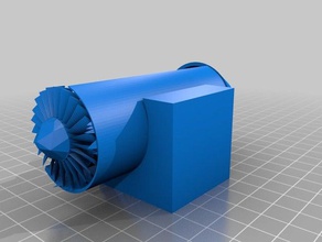 jet engine v2 La impresión en 3d motor de 3d print model - Mito3D