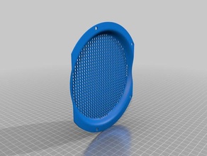 hoparlör ızgara araç hoparlörleri ses 3d print model - Mito3D