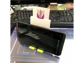nome scheda del telefono mobile titolare accessori della carta supporto per smartphone 3d print model - Mito3D