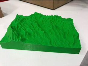 custom 3d topography topograf personalizada buildings & structures 3d print model - Mito3D