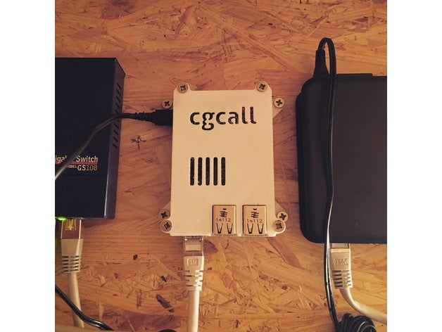 cgcall raspberry pi 3 case electronics 3D print model - Mito3D