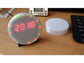 ec1204b led tournante de l'horloge le bricolage 3d print model - Mito3D