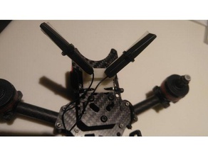 fpv antenna support r c vehicles 3d print model - Mito3D