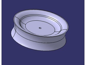 bobina de tesla topload 130 mm diam 80 la electrónica 3d print model - Mito3D