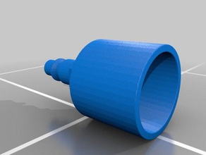 1 4 npt air fitting pvc parts pipe adapter 3d print model - Mito3D